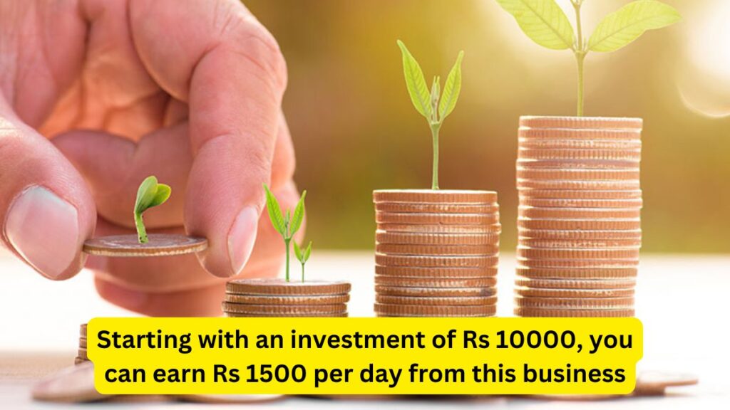 Starting with an investment of Rs 10000